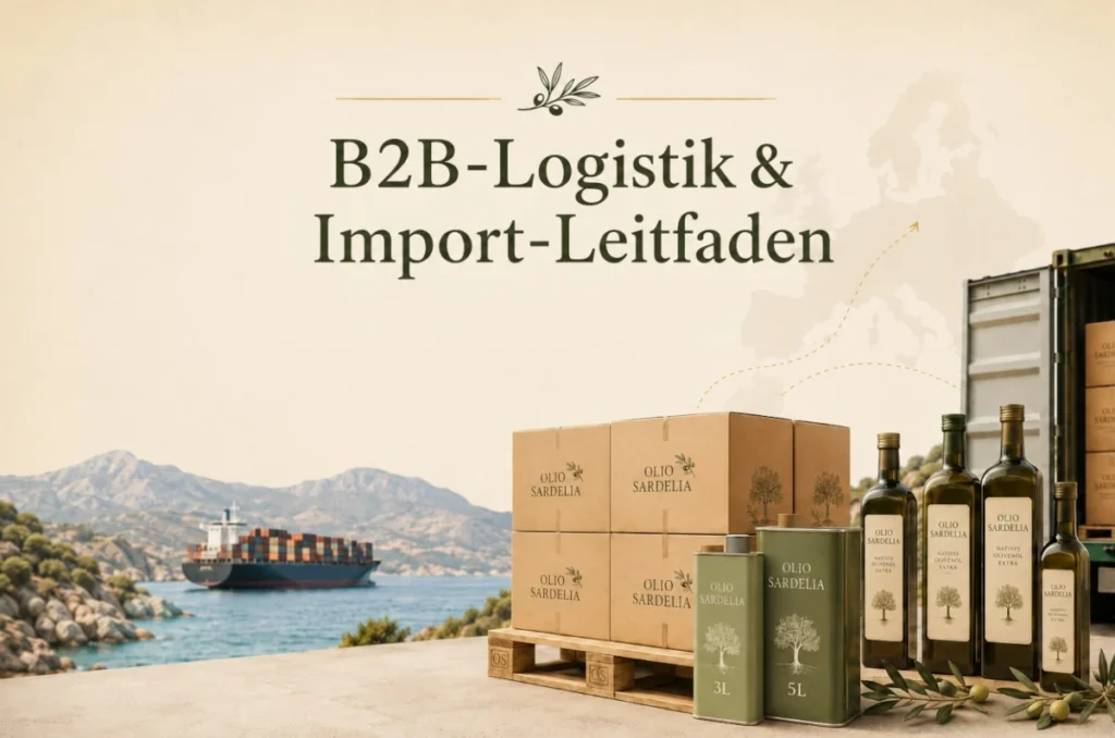 B22-Import von sardischem Olivenöl