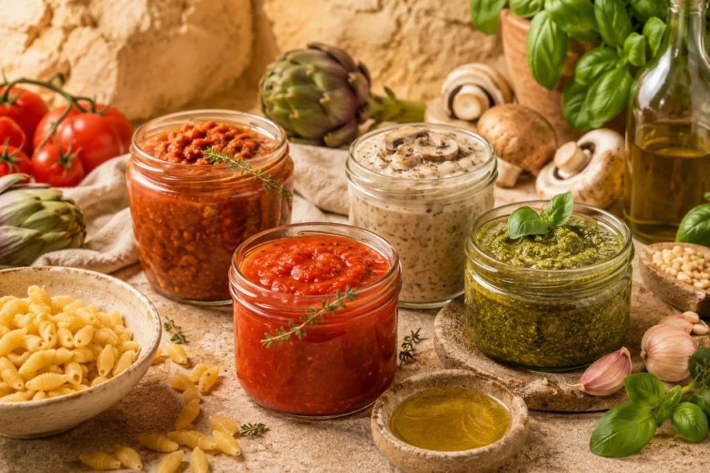 Sardischer Sugo und Pastasaucen