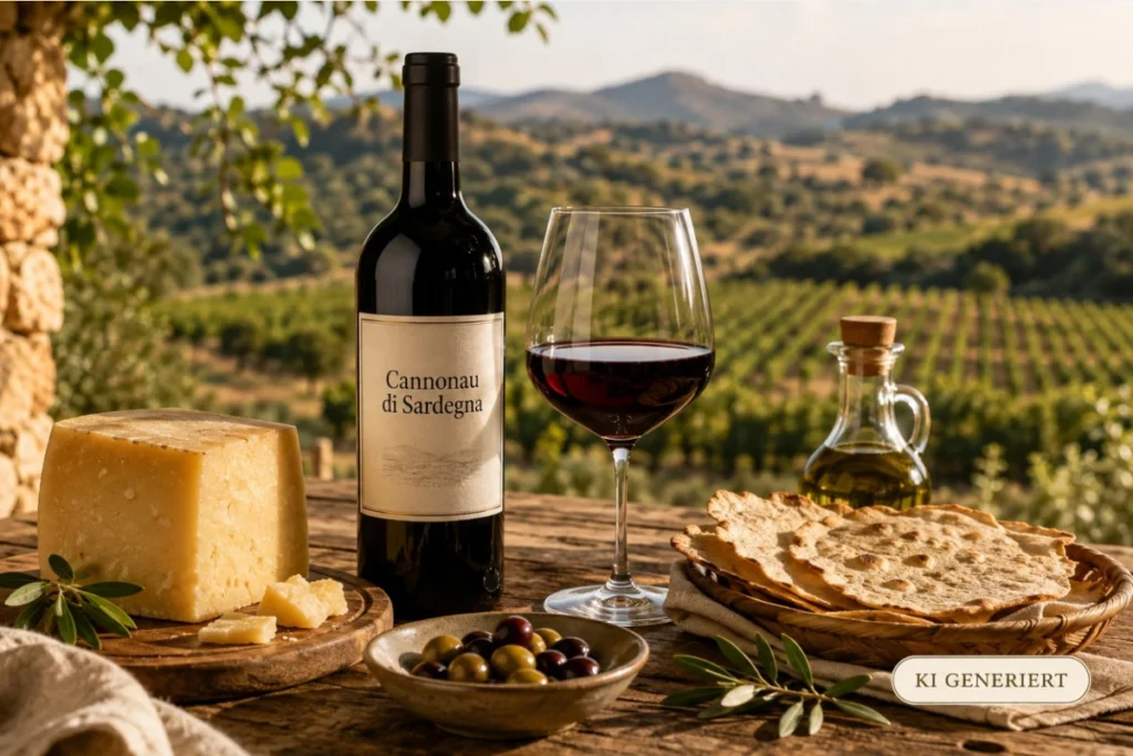 Cannonau Rotwein aus Sardinien