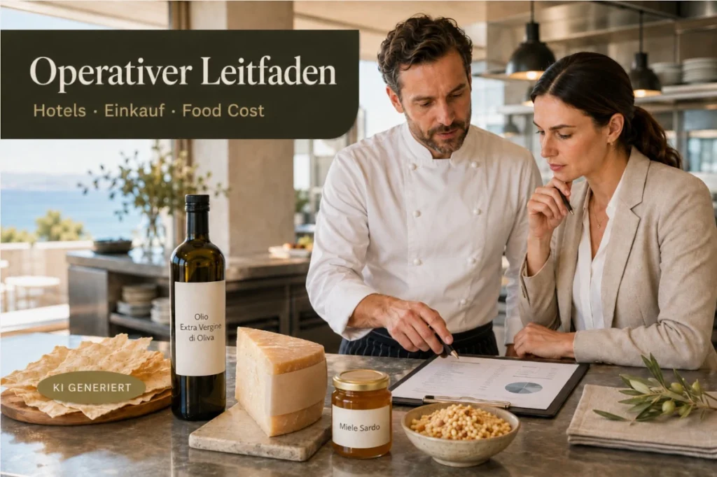Planung von Einkauf im Hotel