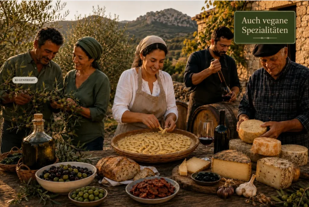 Produzenten und Familienbetriebe auf Sardinien