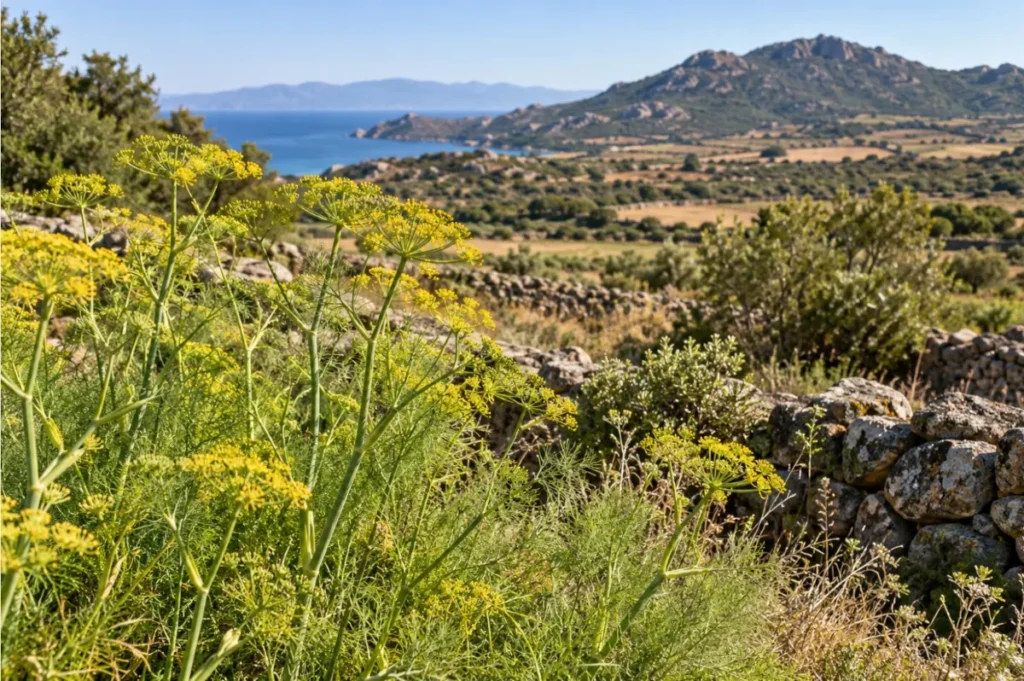 Wilder Fenchel auf Sardinien