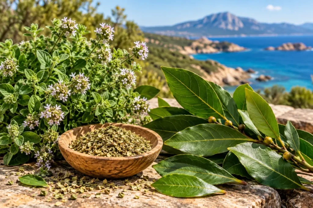 oregano und lorbeer aus Sardinien